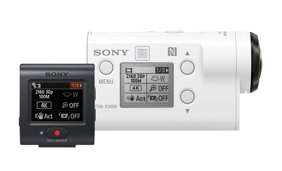 FDR-X3000 4K Action Cam mit Wi-Fi und GPS | FDR-X3000 / FDR-X3000R 
